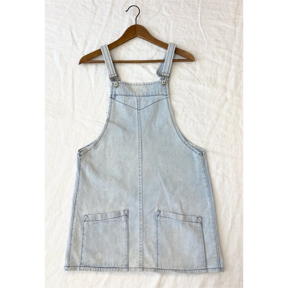 Vintage 90s Denim Jumper Dress - Picture 3 of 9